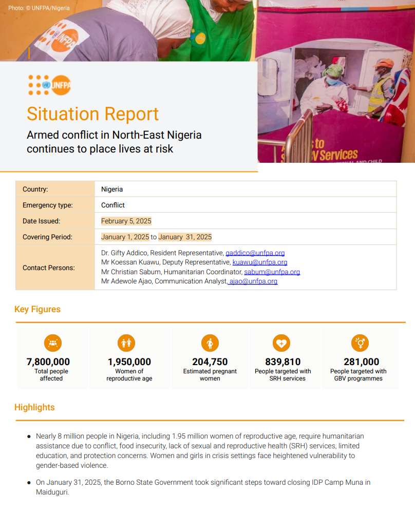 Nigeria Situation Report - January 2025