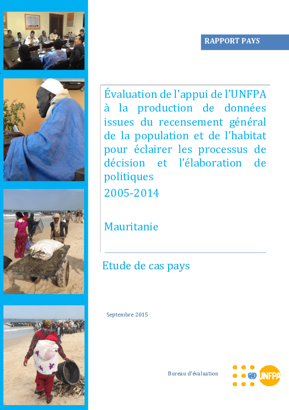 Evaluation of UNFPA support to population and housing census data to inform decision-making and policy formulation Evaluation of UNFPA support to population and housing census data to inform decision-making and policy formulation