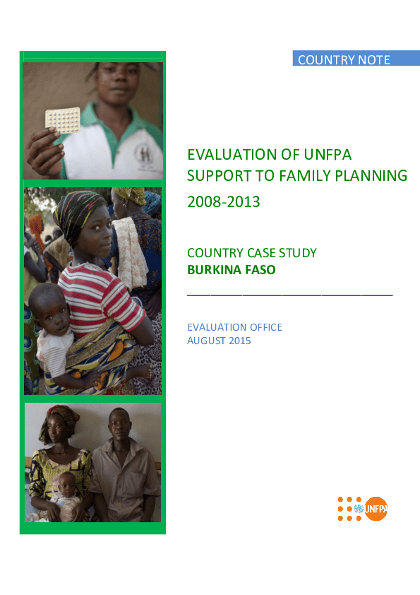 UNFPA Support to Family Planning UNFPA Support to Family Planning