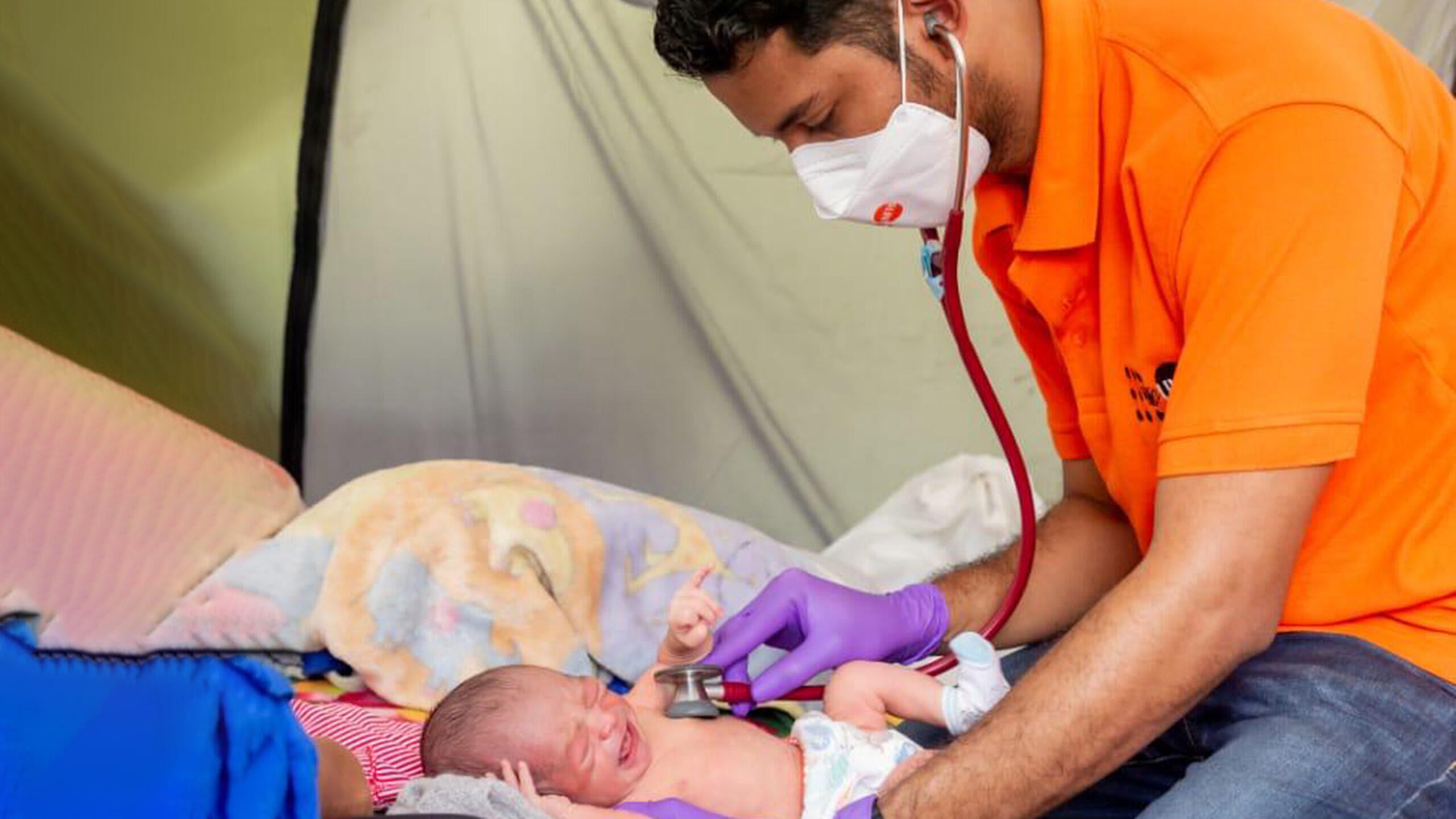Natural disasters broke records throughout the year. Baby Joshua Enmanuel was born under a bridge where his family sought shelter following the deadly hurricanes that swept through the country in late 2020. The storms destroyed homes, health facilities and left millions without means to access life-saving care.