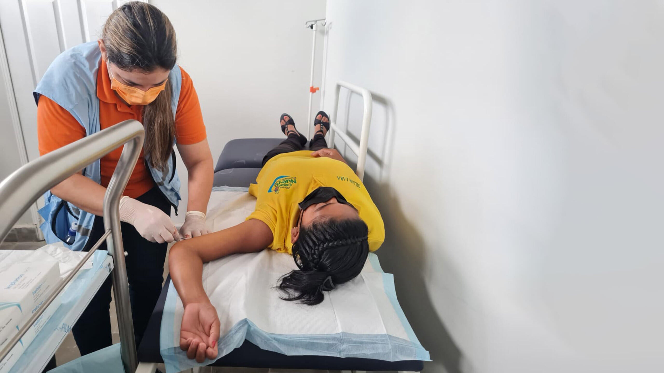 In April, the World Health Organization said family planning continued to be one of the most extensively disrupted health services in the world. The same month, UNFPA announced that nearly half of women in 57 countries are denied bodily autonomy, including decision-making power over contraception. A UNFPA health provider inserts a contraceptive implant in Cortes, Honduras.