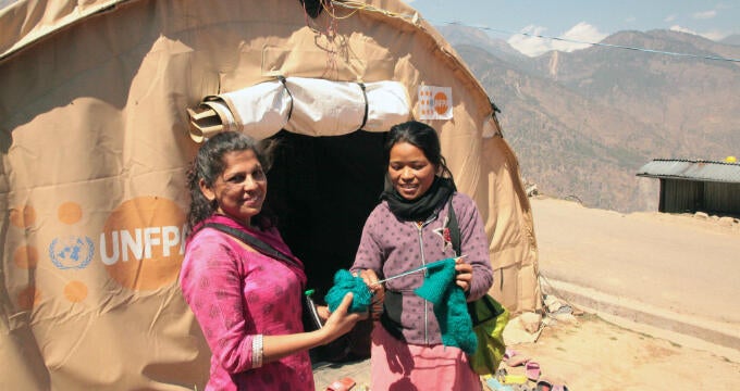 How the response to Nepal’s earthquake strengthened resources for the nation’s most vulnerable women