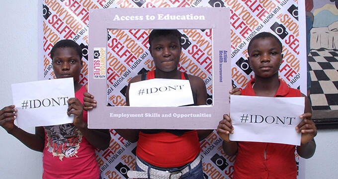 On Valentine’s Day, young people around the world say #IDONT to child marriage