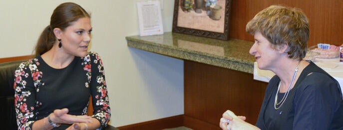 H.R.H. The Crown Princess of Sweden Discusses Maternal Health, Gender Equality and Youth During Visit to UNFPA HQ