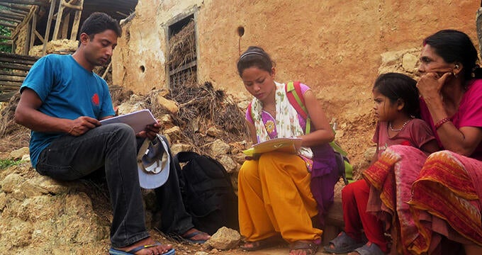 Young humanitarian responders vital in Nepal quake relief