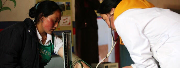 Piloting Community Maternal Health Care to Save Mothers' Lives in Tibet