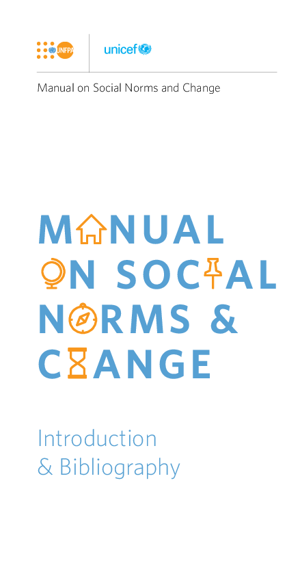 Manual on Social Norms and Change Text - Manual on Social Norms and Change publication cover