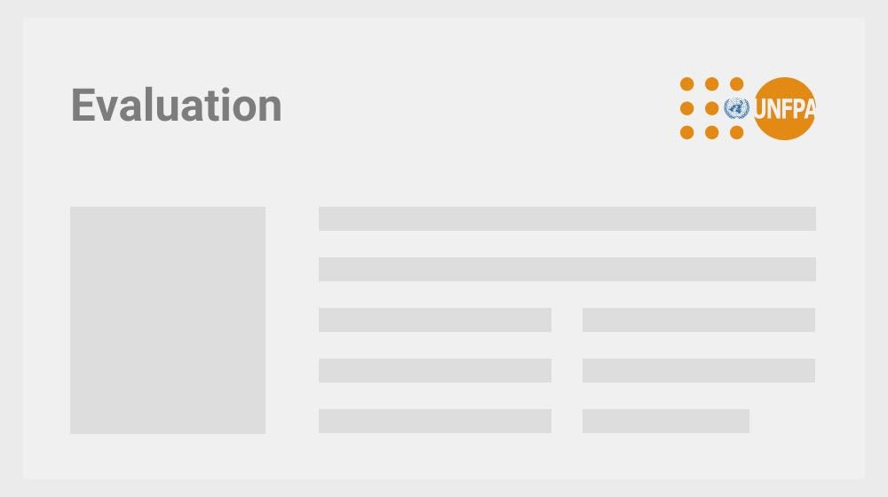 UNFPA Timor-Leste 4th Country Programme Evaluation (2021-2025)